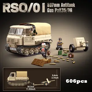 Classic Iron Horse RSO/01 Tractor Model Kit, DIY Building Model, World War Ii Military Assembly Toy, Premium Abs Material Collectible Decoration