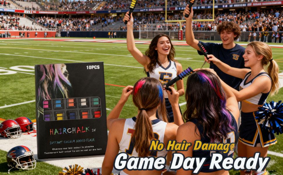 10-Color Hair Chalk Comb Set| Vibrant Temporary Hair Dye for Parties/Cosplay Safe Washable Highlight Powder Pencil Easy DIY Hair Color Kit for Kids/Teens/Adults| Quick Styling for Halloween, Wedding, TikTok Trends Haircare Daily Glossy 10-Color Hair Chalk Comb Set| Vibrant Temporary Hair Dye for Parties/Cosplay Safe Washable Highlight Powder Pencil Easy DIY Hair Color Kit for Kids/Teens/Adults| Quick Styling for Halloween, Wedding, TikTok Trends Haircare Daily Glossy