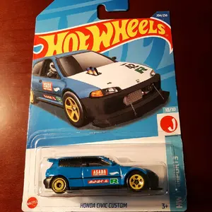 Hotwheels Custom Honda Civic Blue Hotwheels Custom Honda Civic Blue