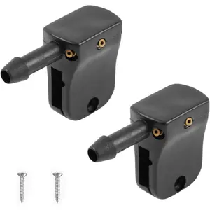 Universal 2X Front 3-way Adjustable Windshield Wiper  Arm Washer Nozzle Jet  Set Replacement For  Sprinter  Transit  For VW Crafter  Fortwo 12mm/0." Hook