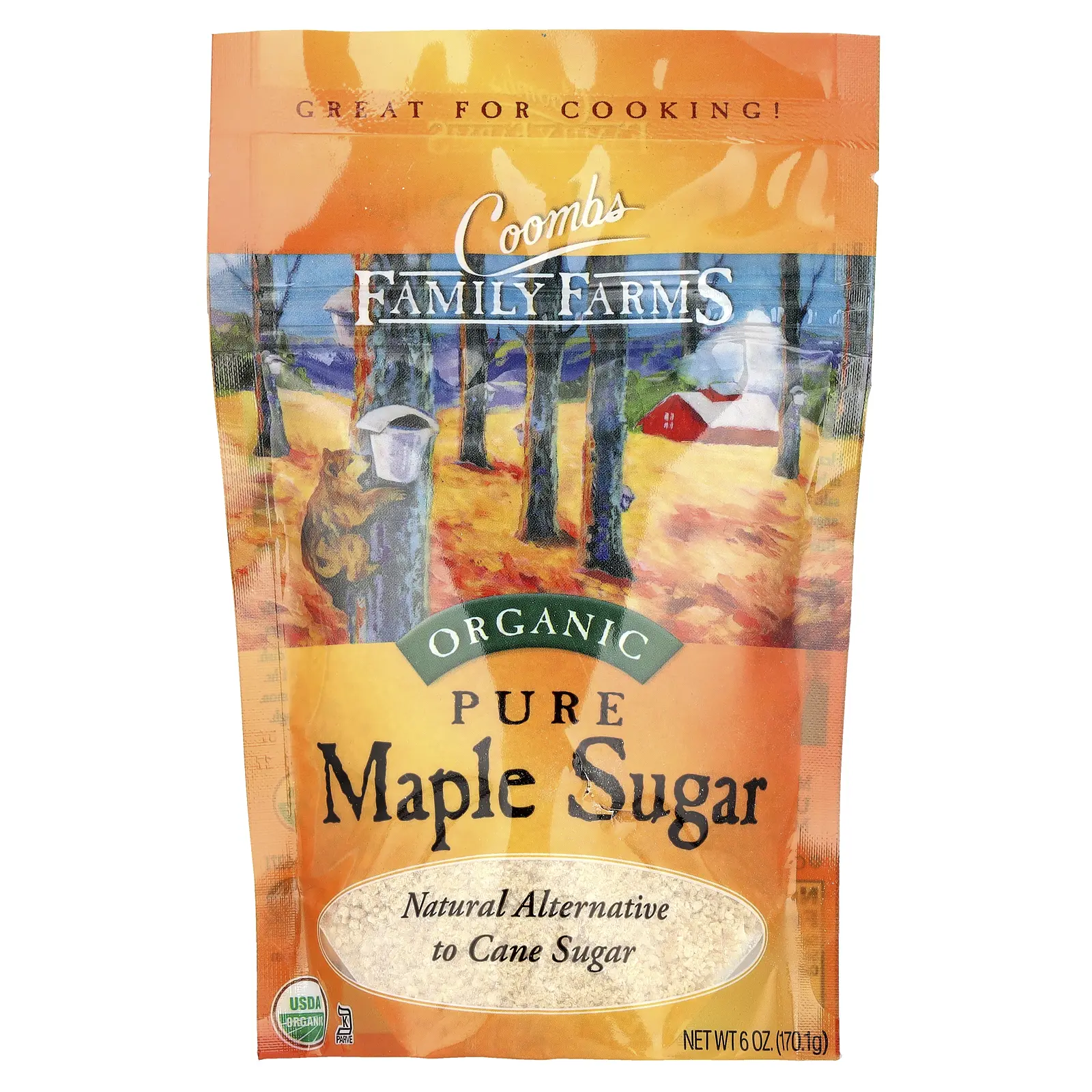 Coombs Family Farms Organic Pure Maple Sugar, 6 oz (170.1 g) Coombs Family Farms Organic Pure Maple Sugar, 6 oz (170.1 g)
