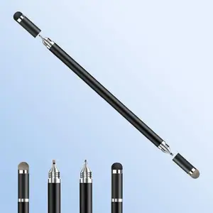 4-in-1 Portable Stylus Pen, High Precision & Sensitivity Universal Capacitive Stylus for iPhone, iPad, Tablet, Laptop, Touch Screen Pen