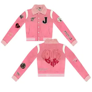 Sweetheart University Lover Girl Bomber Jacket