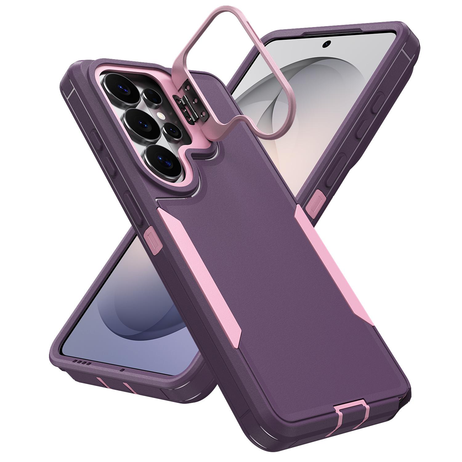 Designed for Samsung Galaxy S26 Ultra S25 S24 S23 S22 Case with Kickstand, 2 in 1 Military Grade Drop Heavy Duty Rugged Shockproof Protective Cover Case