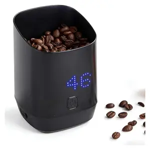 Digital Coffee bean Dosing Cup with LED Display, 0.1g High Precision Espresso Scale for Coffee Beans & Grounds, Touch Sensor Brewing Accessory for Espresso & Pour Over, Ideal for Coffee Lovers