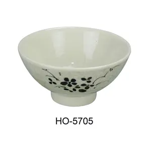 Yanco HO-5705 Melamine Multi-Color Honda Rice Bowl - 4.75 in, 10 oz Tableware - Pack of 60