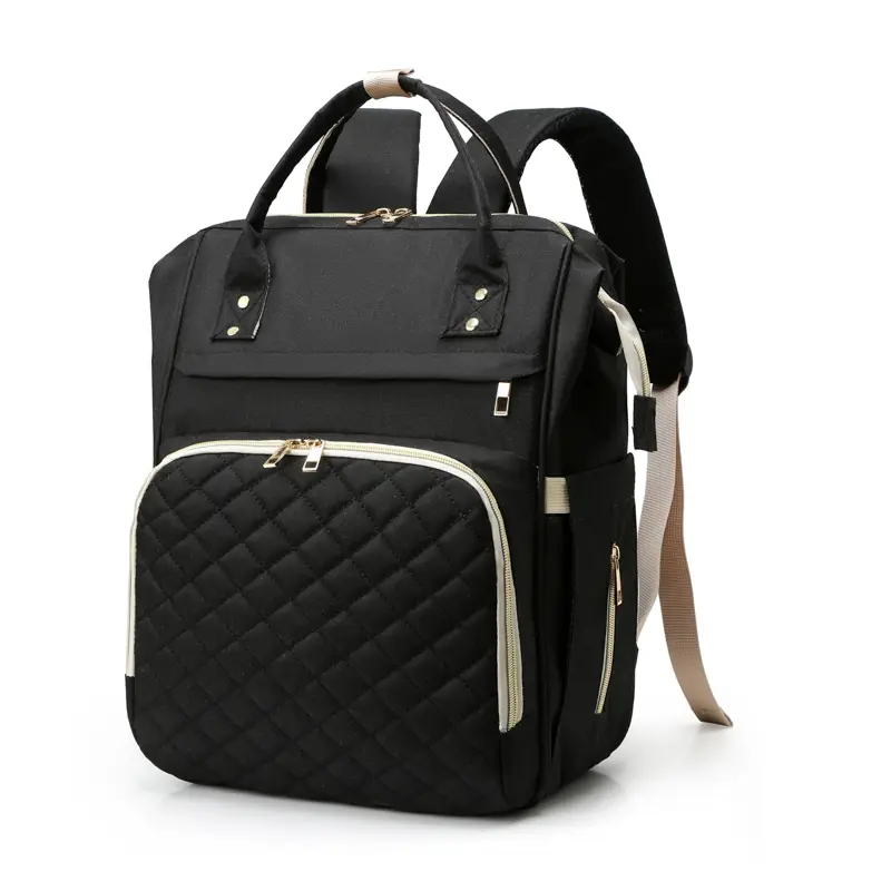 Stylish Diaper Bag Backpack, Waterproof Multi-Compartment Travel Bag for Moms with USB Port, Insulated Pockets, and Anti-Theft Design, Backpacks, Lightweight, 6 - 9 Months
