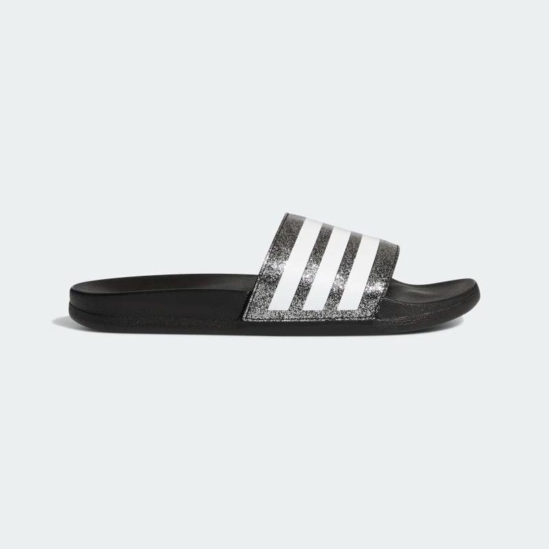 Adidas Adilette Comfort Slides J 'Black Glitter' - Men's