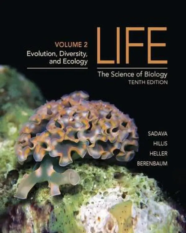Used Interactive Biology Textbook - Life: The Science of Biology Vol. 2 (10th Edition) - Evolution, Diversity, Ecology - David Sadava, Paperback, English, Research & Learning Support, BioPortal Access, QR Codes, Technically, Students, Used Condition