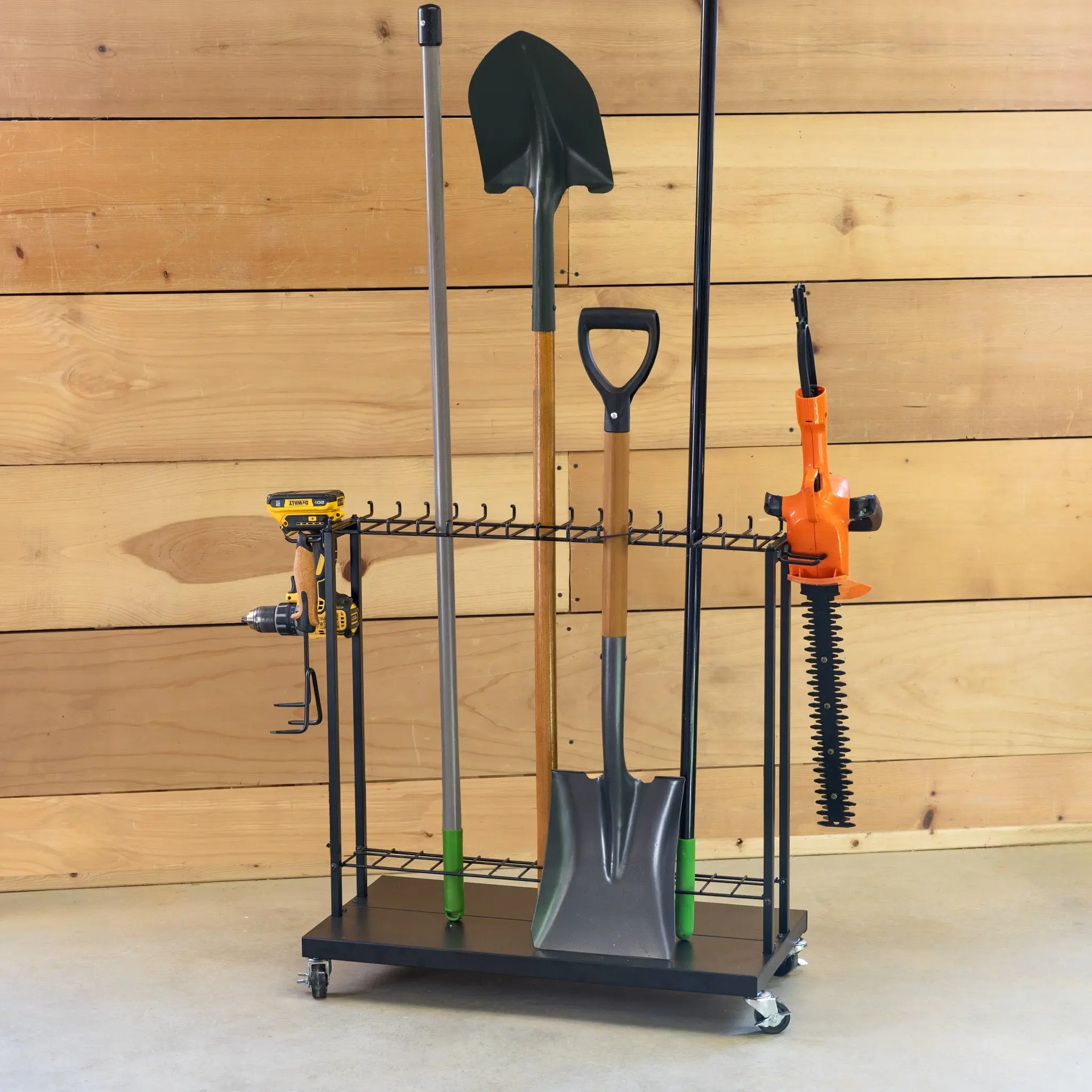 Shovel Shuttle | Rolling Garden Tool Organizer Shovel Shuttle | Rolling Garden Tool Organizer