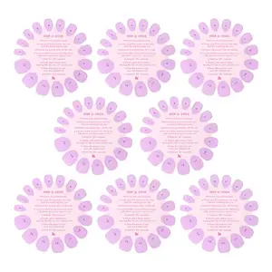 Super Stick Mani Adhesive Tabs Set | No Glue Needed | Use with Olive & June Press-On Nails | Non-Toxic Tabs | Easy On-Off, Non-Damaging | Realest Look | 7-Day Wear