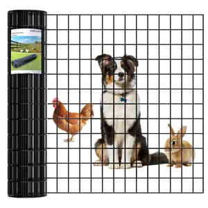Galvanizing Hardware Cloth, Rust-Resistant & Corrosion-Proof, Galvanized Wire Mesh Roll,  Multiple Sizes, Heavy-Duty Fence for Dogs, Chickens, Rabbits & Garden Enclosures