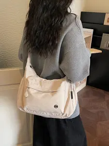 Women's Lightweight Casual Everyday Crossbody Bag, Versatile Large Capacity Shoulder Bag, Adjustable Strap, Suitable for College Students