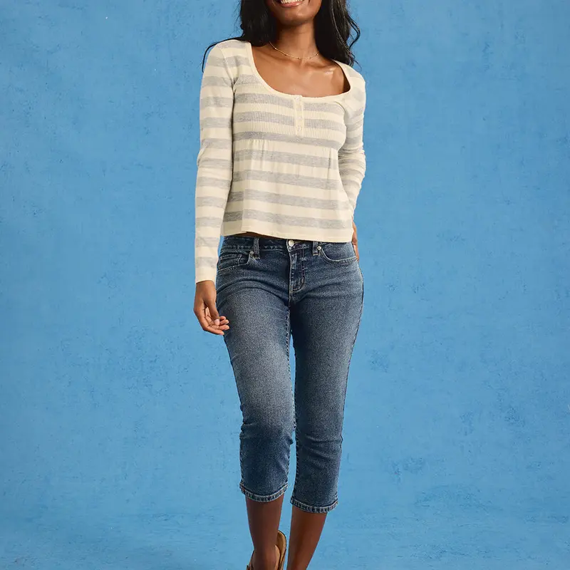 RSQ Womens Low Rise Capri Jeans