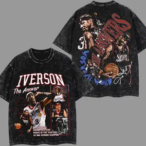 [ Dunk Nation ] Allen Iverson #1 Premium 100% Cotton T-Shirt,Allen Iverson 2026 Basketball Fans Apparel, Basketball Fans Apparel,Allen Iverson 2026 Fans Basketball Streetwear Tee, Gift For Basketball Fan Graphic Tee