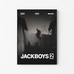 [Album Collection - Sale Up To 41%] Cactus Jack JACKBOYS Series Poster Set - Streetwear Aesthetic Wall Art - Modern Hip Hop Decor - Gift for Him [Unframed - Print Only]
