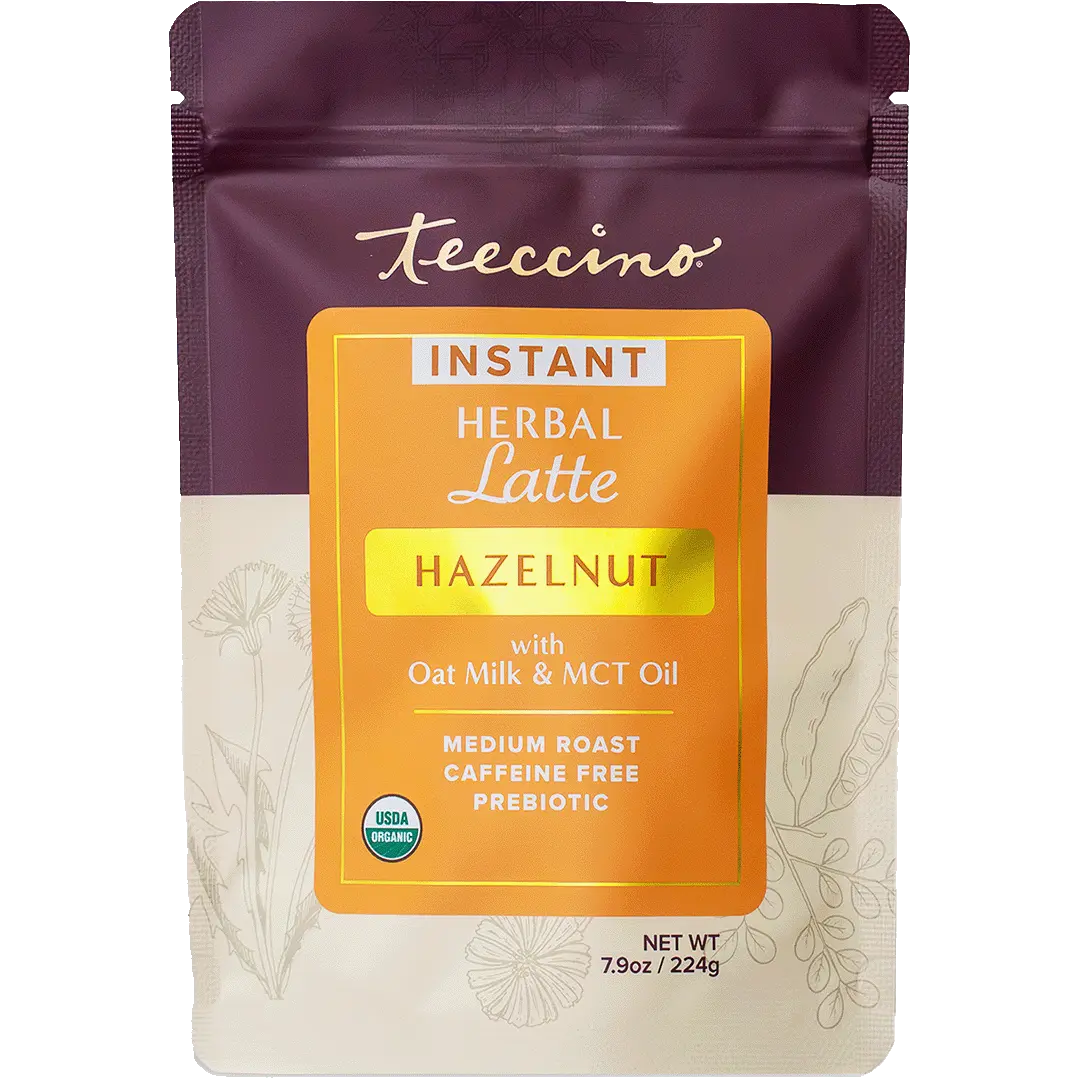 Instant Hazelnut Herbal Latte
