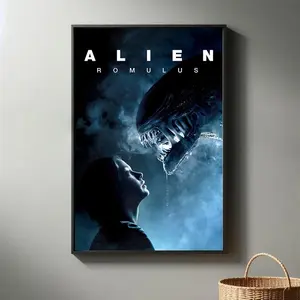 Alien Romulus (2024) Movie Posters | High Quality Canvas Print I 2024 Movie Poster | Modern Room Decorative Arts | Popular Film Gift