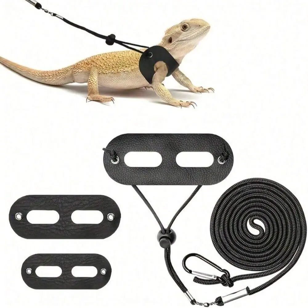 Adjustable Lizard Harness Backpack Strap for Amphibians & Small Pets (s M L Sizes), Comfortable Pet Carrier Belt for Reptiles Harness Straps