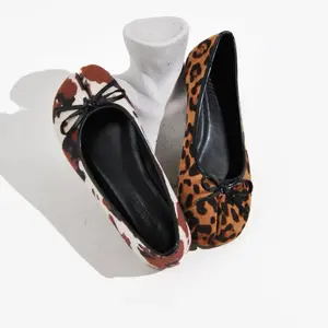 Cow Split Toe Ballet Shoe