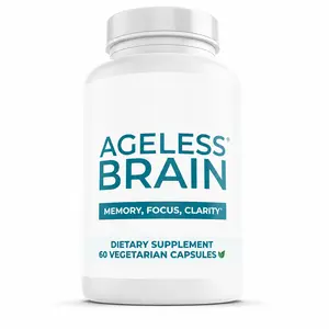 Herbal Cognitive Support Supplement - Edible Dietary Capsules for Ageless Brain Support, 60 Count