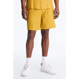 Relaxed Aegean Pleat Short - Mustard