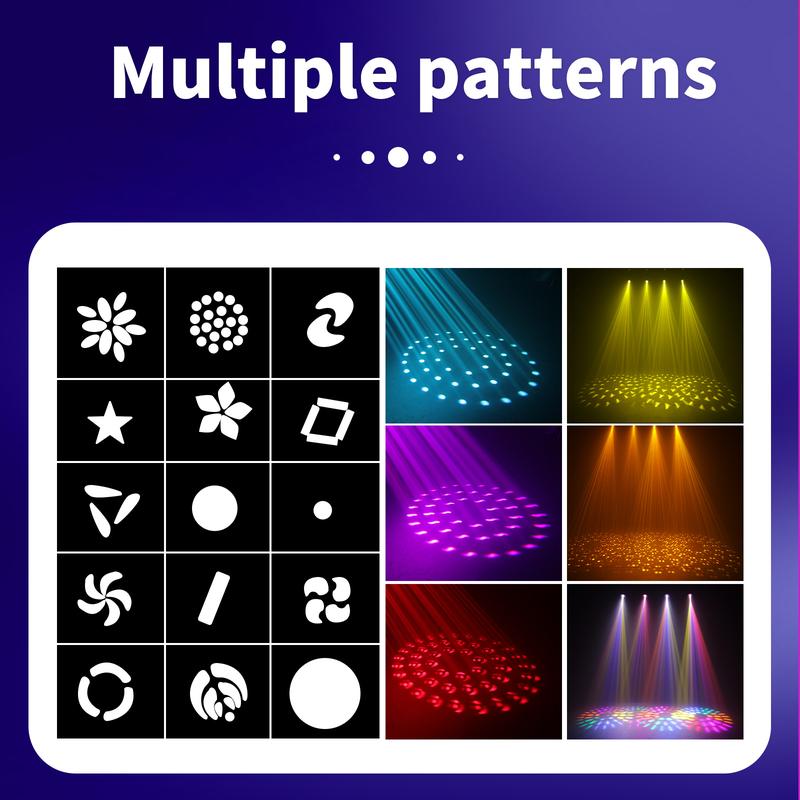 PAIDUN 230W 7R Beam Moving Head Stage Light DMX512 Gobo Rainbow Effect DJ Disco Bar Club Party Wedding