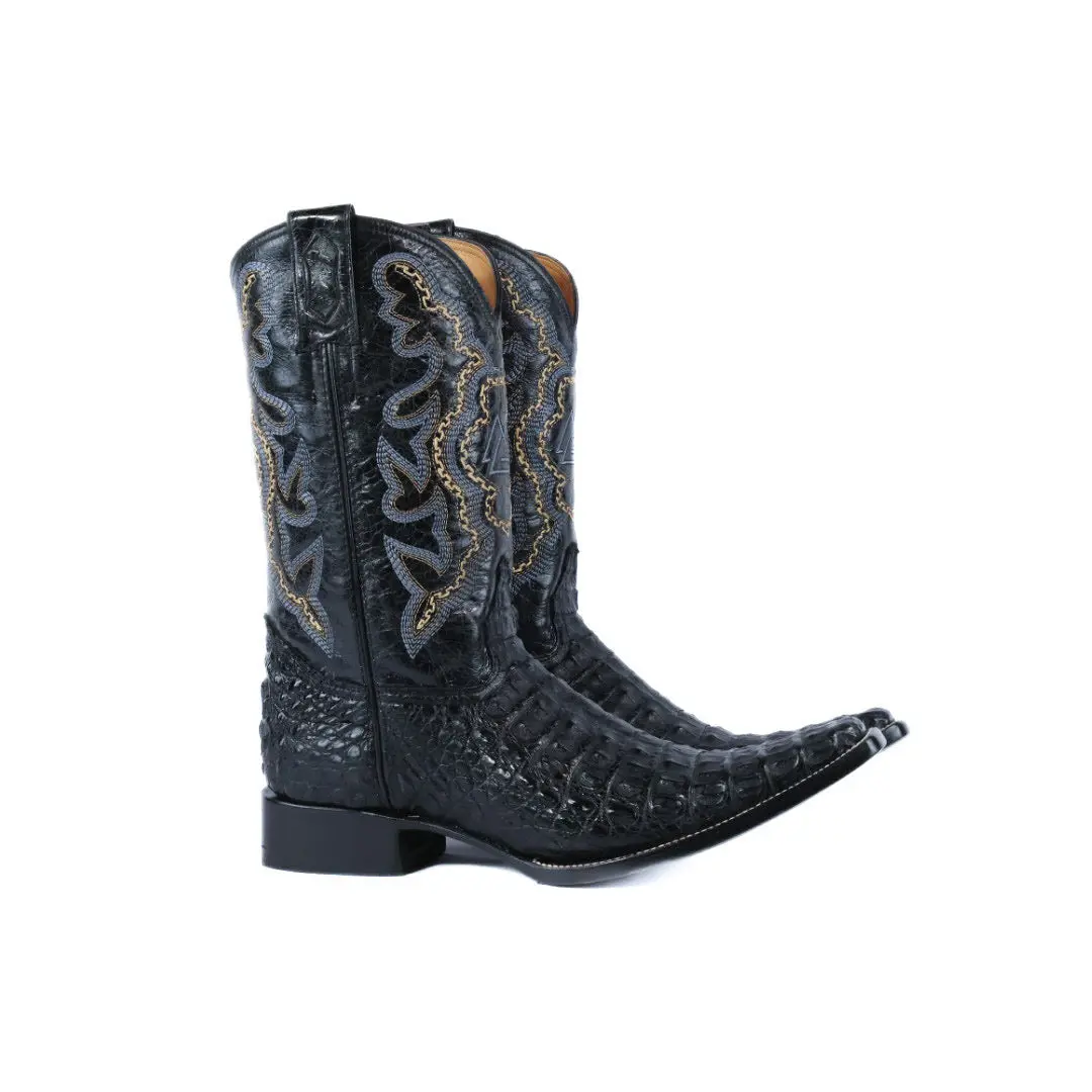 Ornament Croc Dark Boots