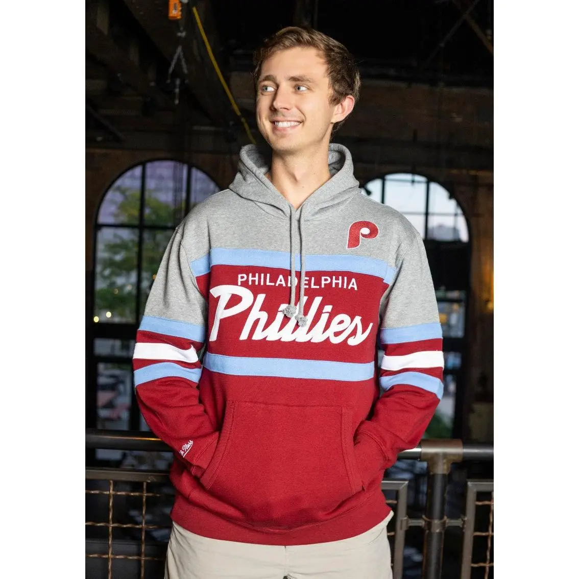 Philadelphia Phillies Men's Head Coach Hooded Sweatshirt