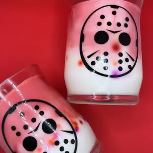 Hockey mask Candle, Friday the 13th Candle, Jason Candle, Horror themed Candle, Killer Hockey Mask, Spooky Candle, Movie Mask Decor Scent first valentine making
