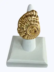 R0091 | Matte Shell Stretch Ring | RG26108