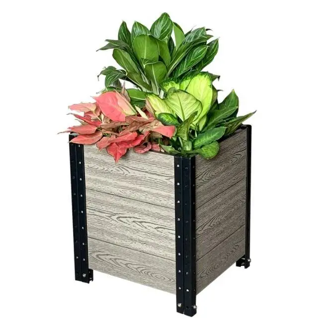 Planter Box Cornerstone in Grey 17" L x 19" W x 21" H