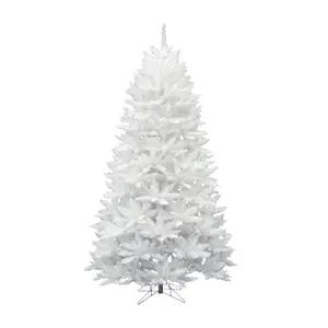 Vickerman 7.5' Sparkle White Spruce Christmas Tree, Unlit