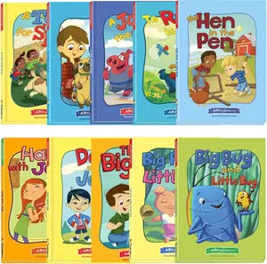 ABCmouse Extended Beginner Readers 10-Pack Story Time Bundle: 10 Hardcover Books for Kids Ages 2+, Early Reading Collection Including Big Bug & Little Bug, Big Pig & Little Pig, The Big Sip, and More