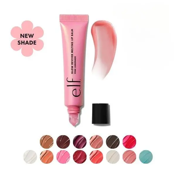 e.l.f. Glow Reviver Melting Lip Balm, Hydrating Lip Balm High-Gloss Shine and Buildable Color 15.4mL