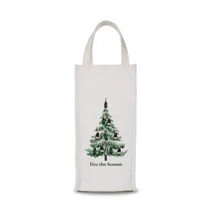 By The Edit Making Spirits Bright Holiday CheerWine Bag Tote