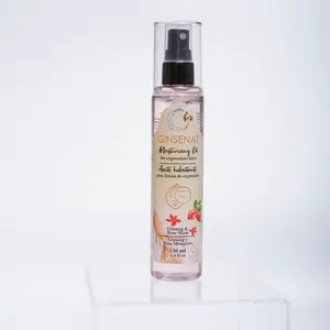 Ginsenat Ginseng & Rose Musk Oil 130ml (4.4 Fl oz) - Herbal Treatment for Expression Lines, Natural Ingredients Cosmetic Body Care Comfort