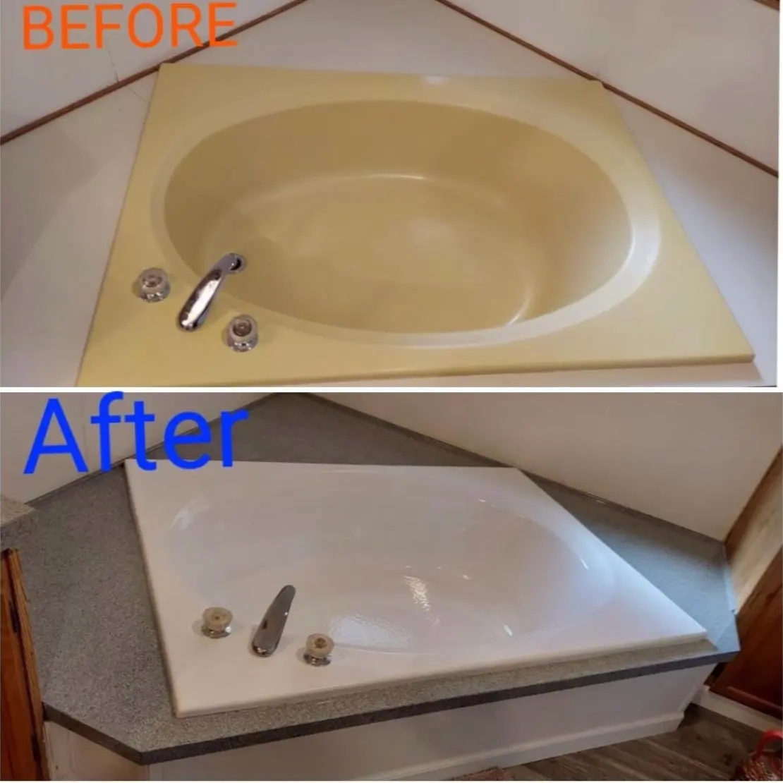 Bathtub reglazing/ #Bathtub Refinishing # fiberglass repair and refinishing # tub Reglazing