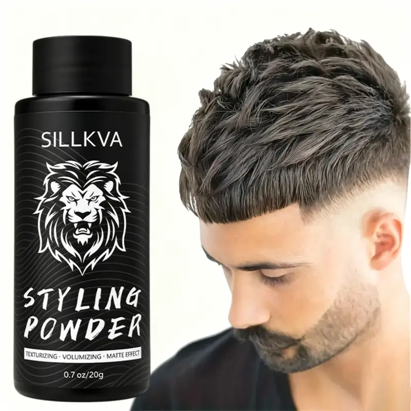 SILLKVA All Daily Hair Styler Volumizing Powder - Dry-Apply Haircare for Thinning Hair, Instant Volume, Dry Texture, Flexible Hold, Natural Matte Finish, Lightweight