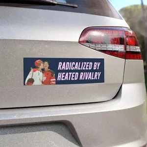 Radicalized by Heated Rivalry Cottage Bumper Magnet, Heated Rivalry Car Sticker, Gay Love Hockey Merch Gift for Girl