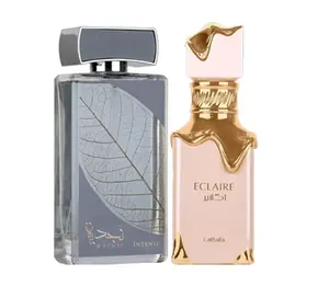 Lattafa Najdia Intense +  Lattafa Eclaire 3.4 Oz Eau De Parfum Spray ( Per Bottle )