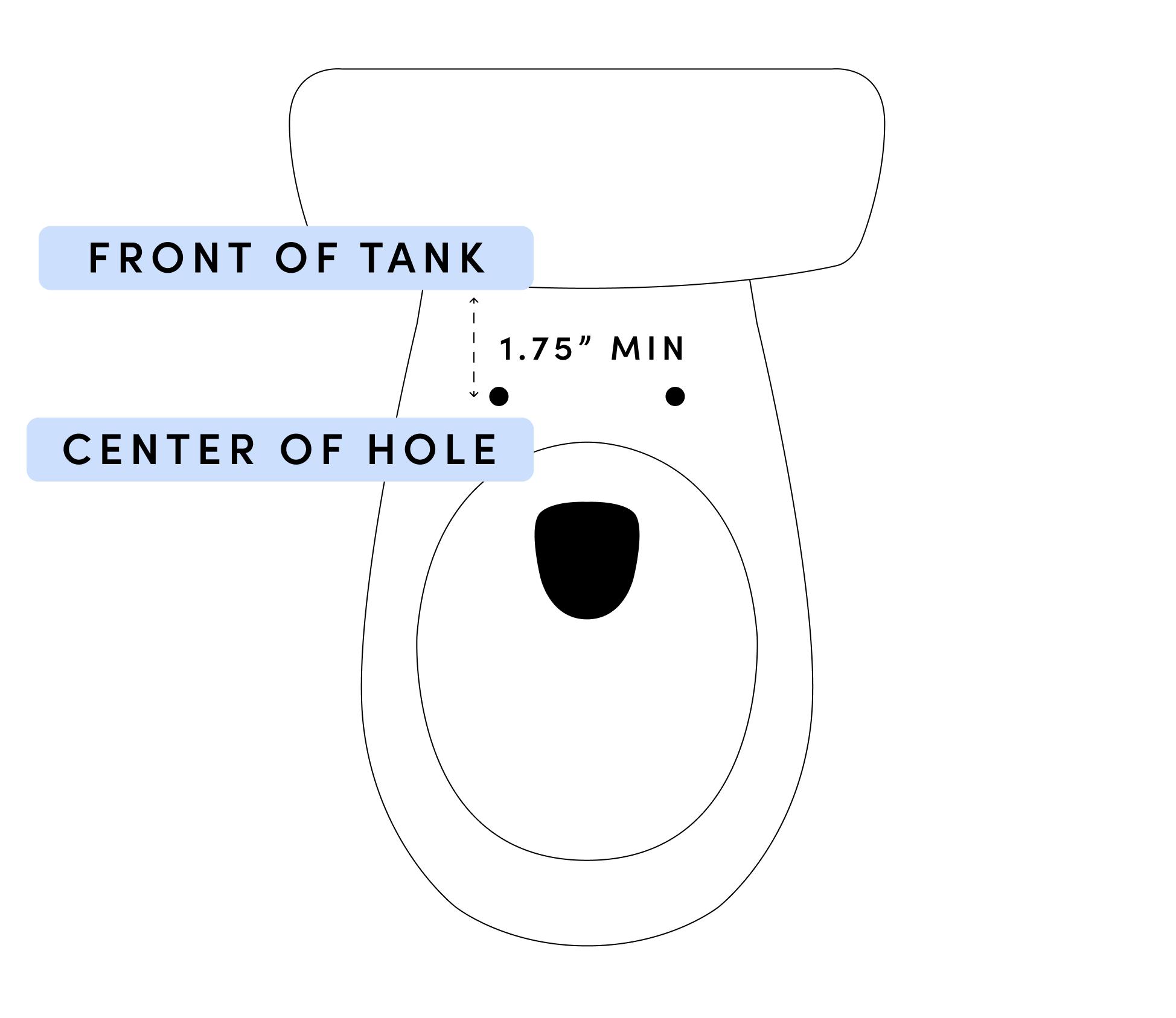 TUSHY Wave Bidet Toilet Seat Non-Electric with DuoFlow Nozzles & Quick Release Button for Easy Clean Install