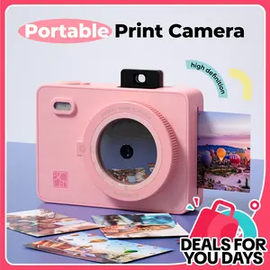 Hanin Instant Camera & Mini Photo Printer 2x3, Portable Pocket Photo Printer for iPhone & Android, Easy Instant Photo Printing for Travel, Friends & Everyday Memories#SummerWins #DealsForYouDays