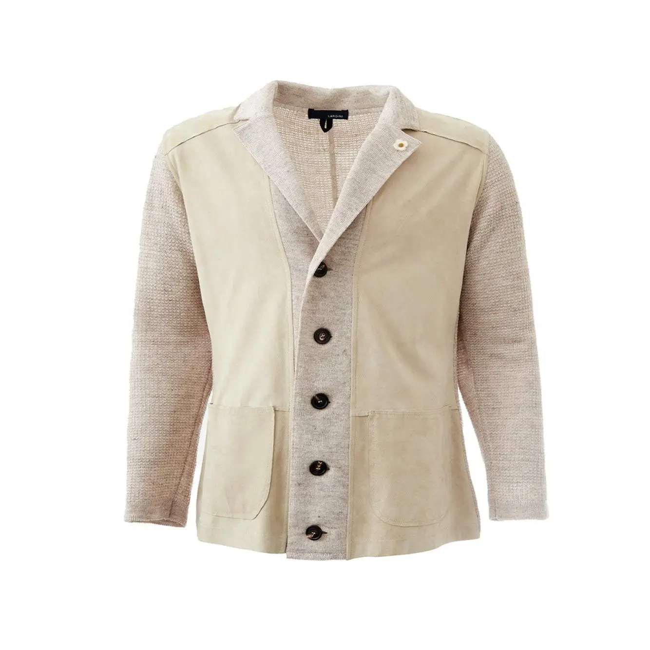 Lardini Beige Cardigan/Blazer in Blend linen