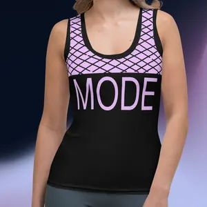 Nami "Mode" Black and Pink Fishnet Cosplay Tank