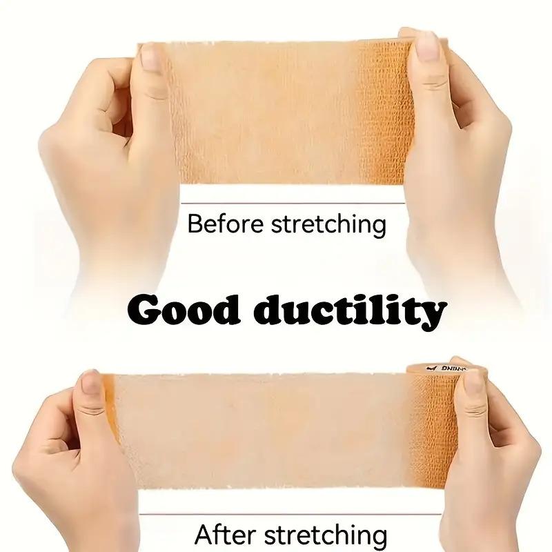 2 Rolls Self-Adhesive Elastic Bandage – 2"x177", Random Colors, Wrist & Ankle Support for Gym & Sports, Boxing Training Band