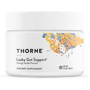 THORNE - Leaky Gut Support (Formerly EnteroMend) - Gut Health Supplement - Supports Optimal Digestive Function & Bowel Regularity* - NSF Certified for Sport - Orange Vanilla Flavor - 30 Servings