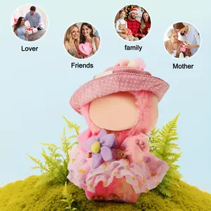 6.69inch Doll Clothes For Labubu With 3 Outfits - Stylish Fisherman Hat & Sweaters & Pants Or Skirt Set For 6.69inch Dolls, Compatible With Labubu Accessories For Play & Display (Not Included Doll)