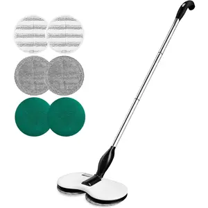 Electric Mop for Floor Cleaning, As Seen  TV, Cordless Spin Mopper Motorised Electric Mops for Hardwood Tile Laminate Floor Daily Light Cleaning (No Water )