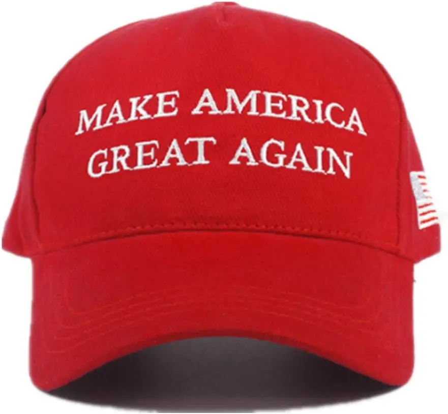 Red Make America Hat – America Great Embroidered Adjustable Baseball Cap Fashionable Hats
